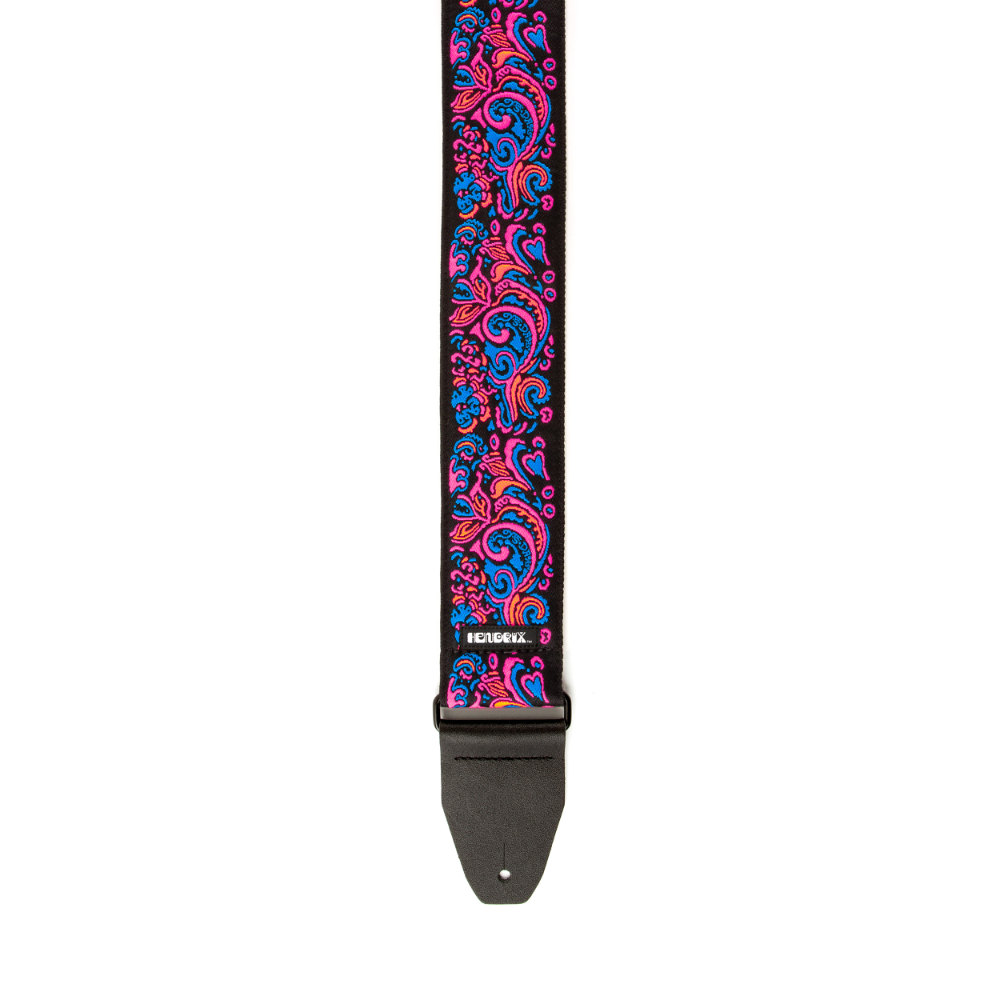 JIM DUNLOP ジムダンロップ JH28 Jimi Hendrix Love Drops Blacklight Strap PINK ギターストラップ サブ画像2