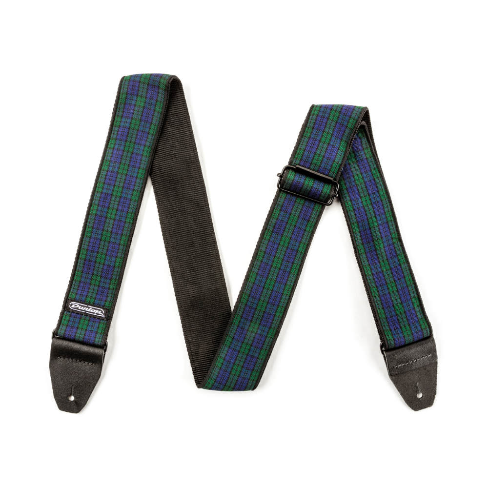 JIM DUNLOP ジムダンロップ D67-31 Designer Jacquard Strap BLACK WATCH PLAID ギターストラップ