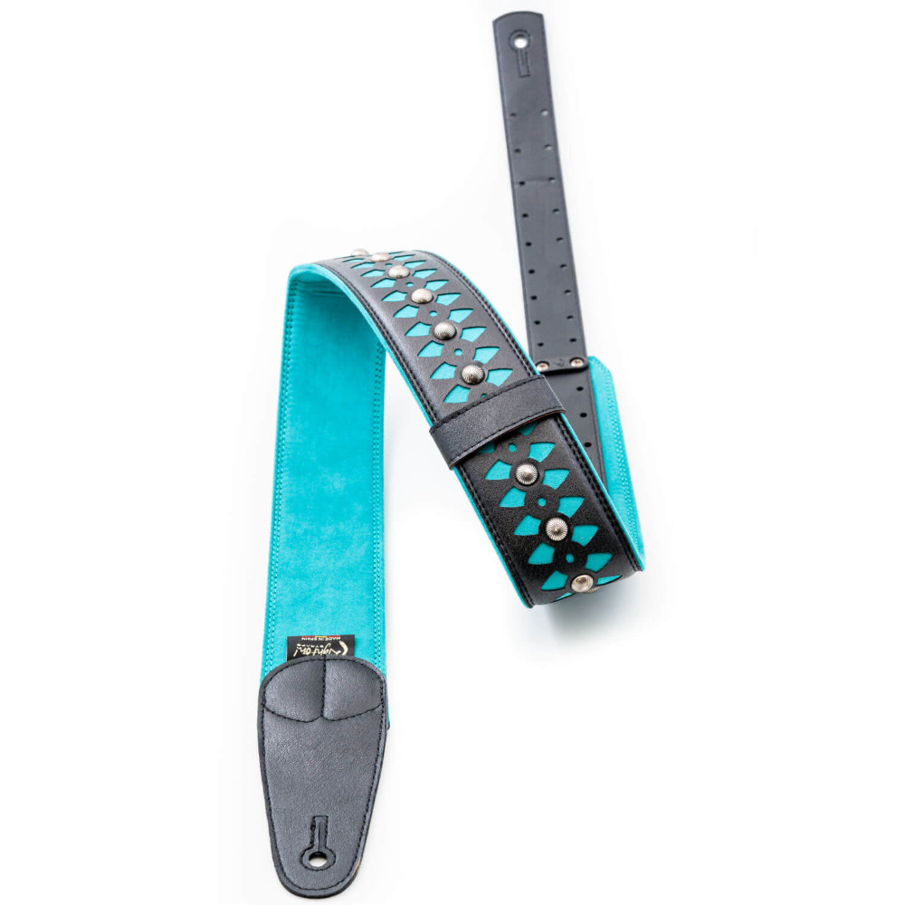Righton! STRAPS ライトオンストラップ ARMOUR Teal ギターストラップ アングル