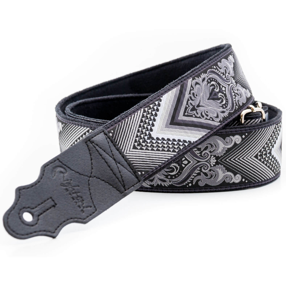 Righton! STRAPS ライトオンストラップ ARROW Black ギターストラップ アングル