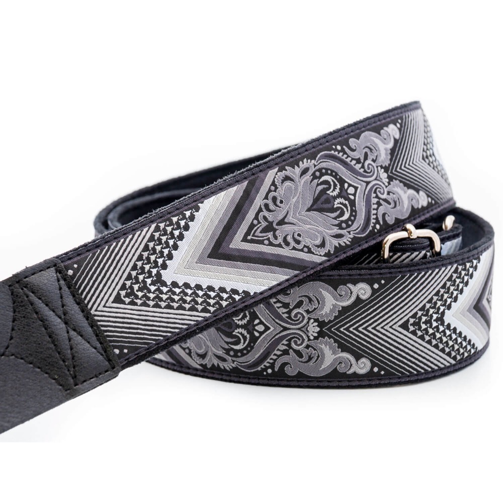 Righton! STRAPS ライトオンストラップ ARROW Black ギターストラップ アングル