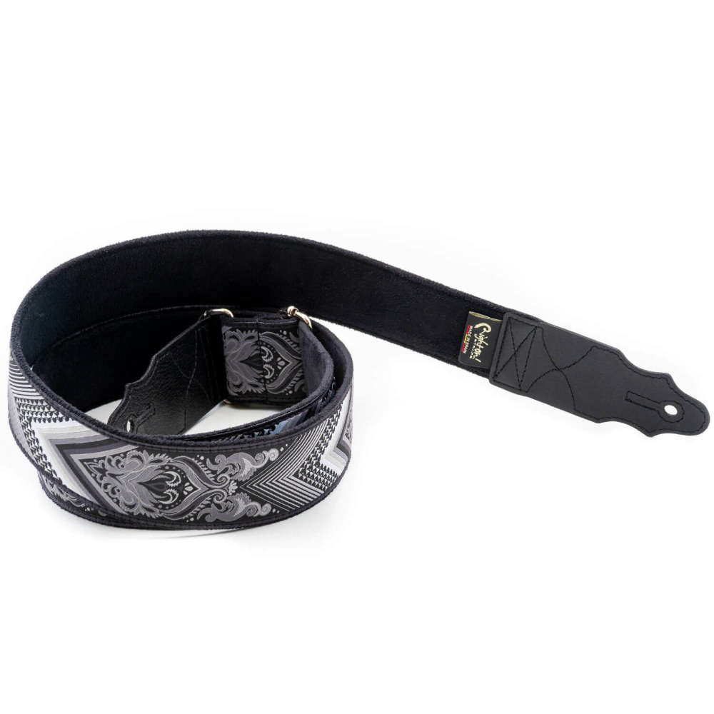Righton! STRAPS ライトオンストラップ ARROW Black ギターストラップ アングル