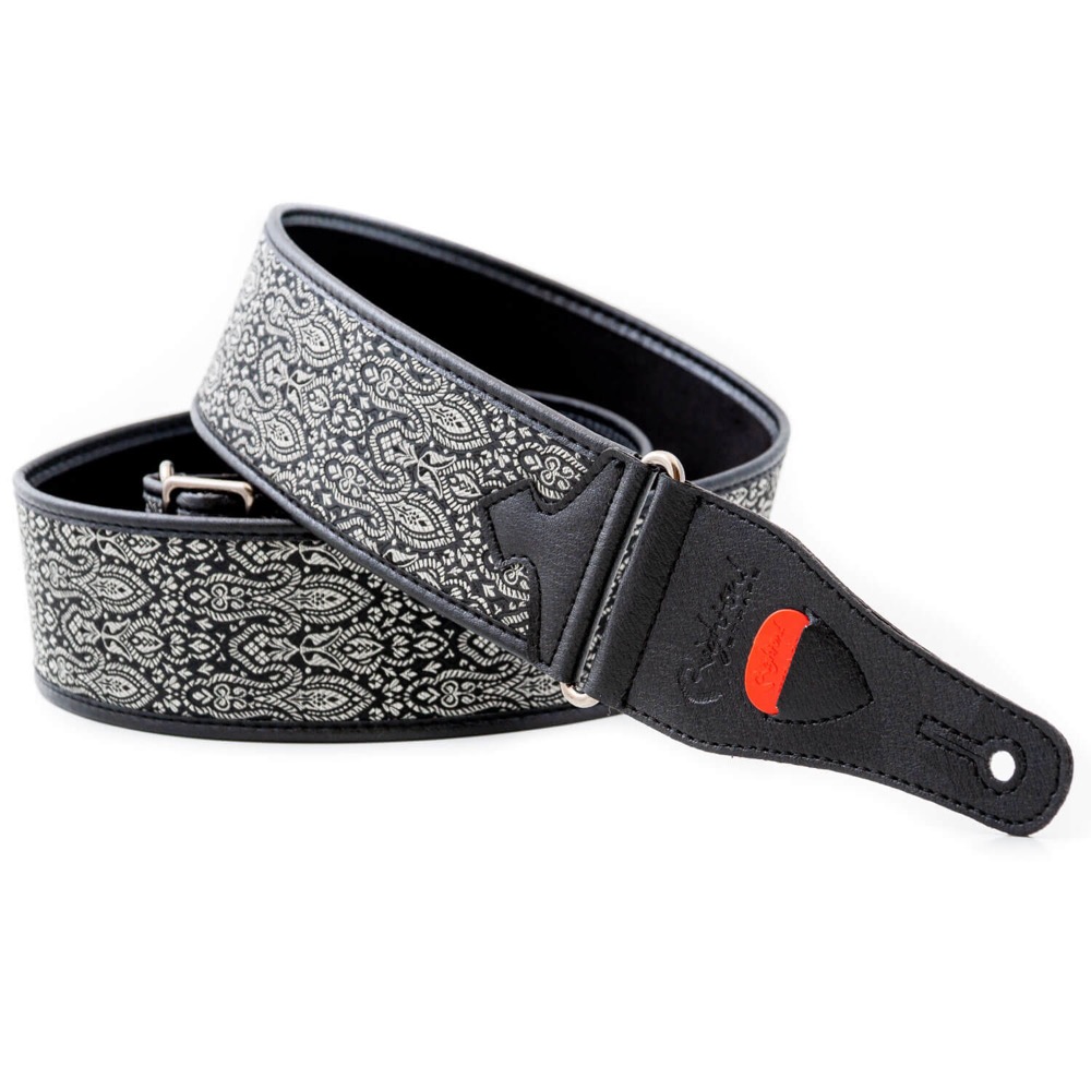 Righton! STRAPS ライトオンストラップ CORDOBA Black ギターストラップ アングル