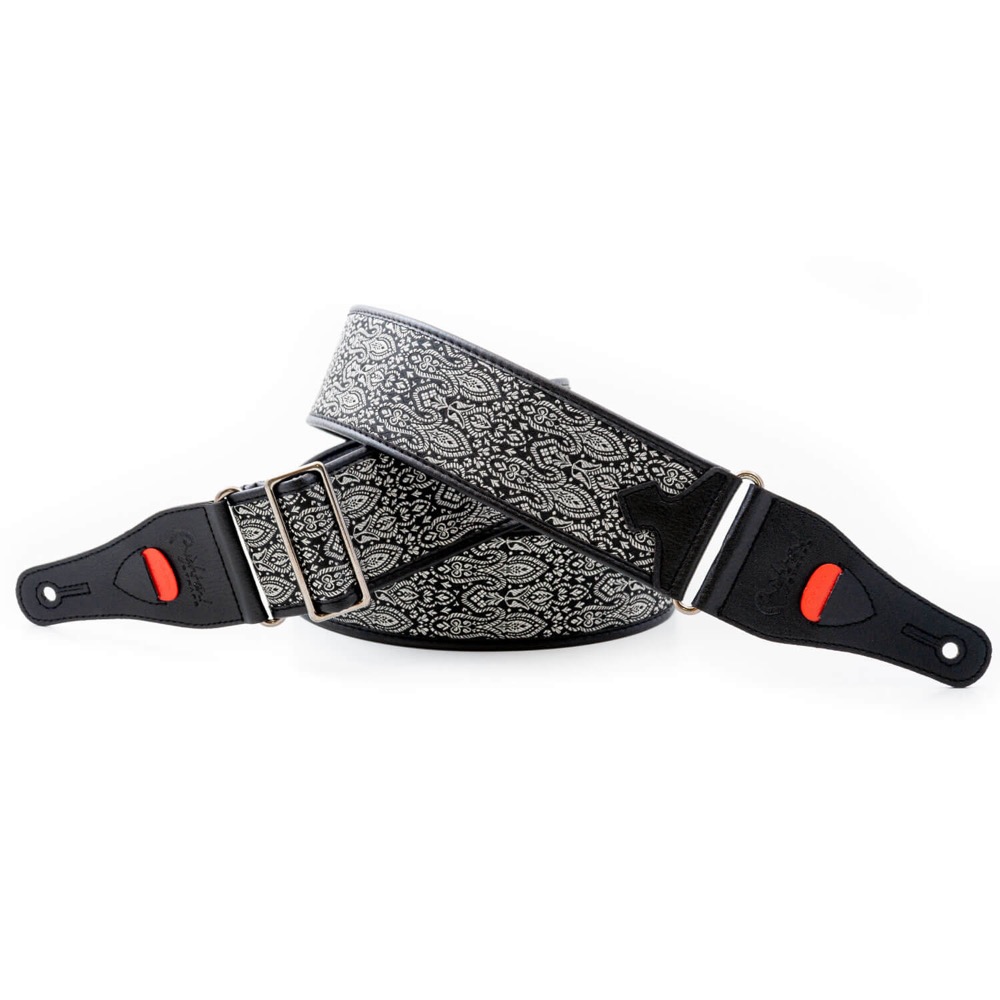 Righton! STRAPS ライトオンストラップ CORDOBA Black ギターストラップ アングル