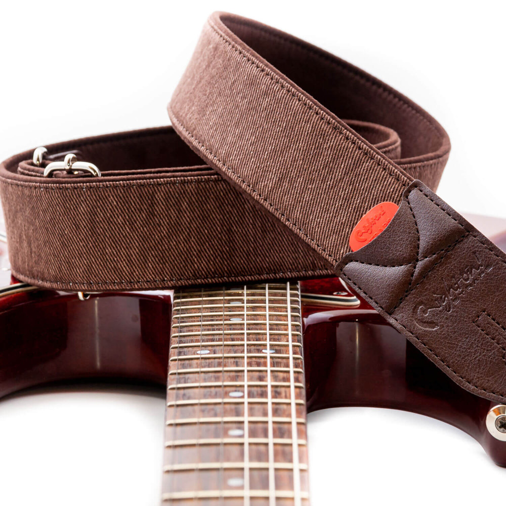 Righton! STRAPS ライトオンストラップ DENIM-50 Brown ギターストラップ イメージ