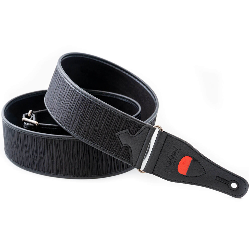 Righton! STRAPS ライトオンストラップ DUNE Black ギターストラップ アングル