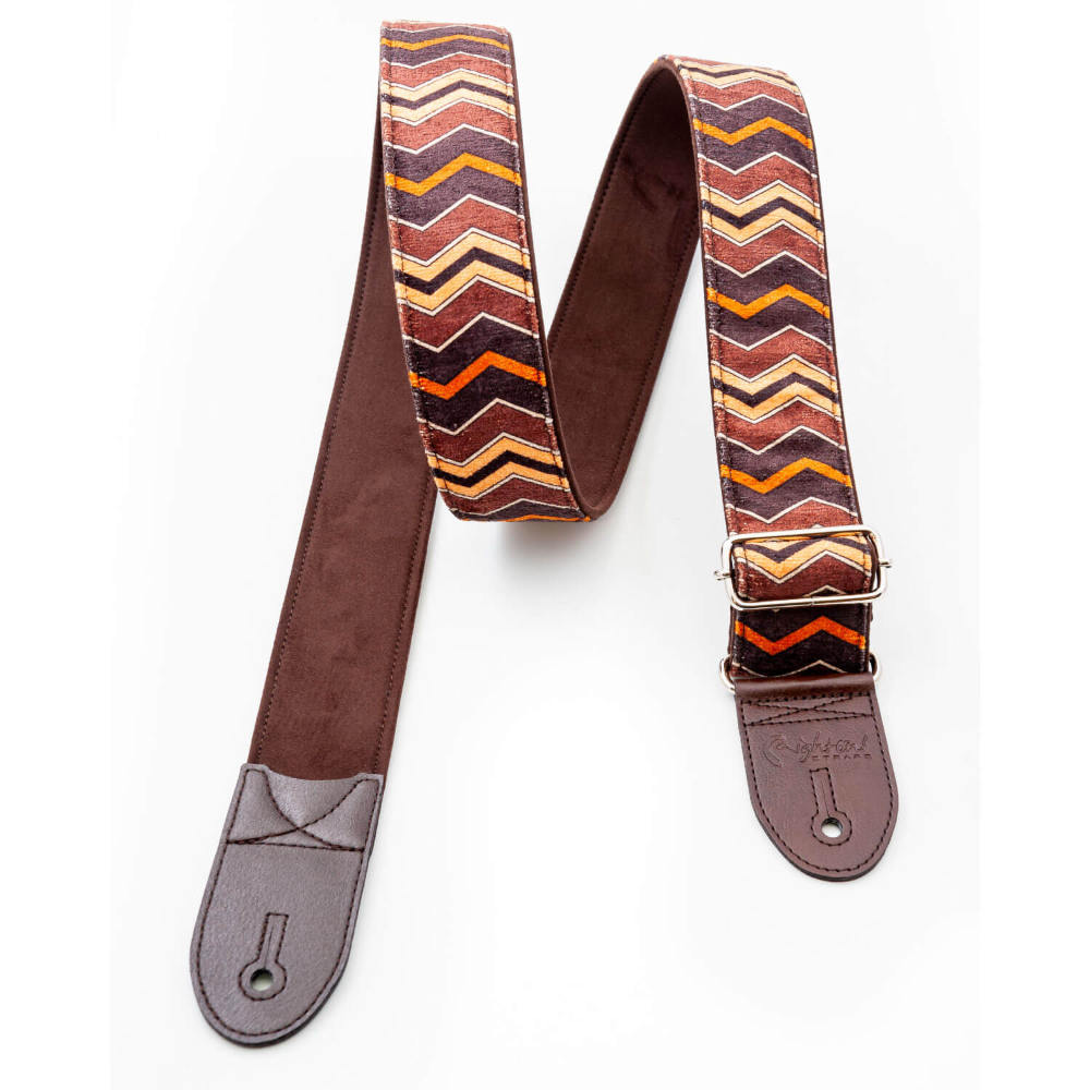 Righton! STRAPS ライトオンストラップ ZIGGY Brown ギターストラップ サブ画像2