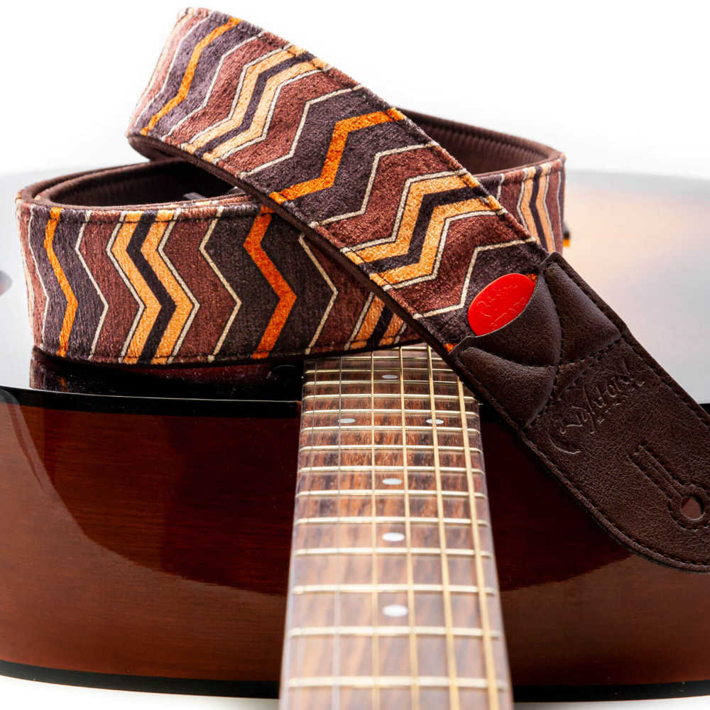 Righton! STRAPS ライトオンストラップ ZIGGY Brown ギターストラップ サブ画像3