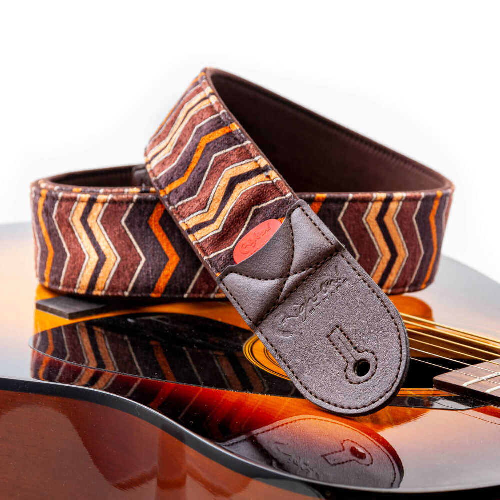 Righton! STRAPS ライトオンストラップ ZIGGY Brown ギターストラップ サブ画像4