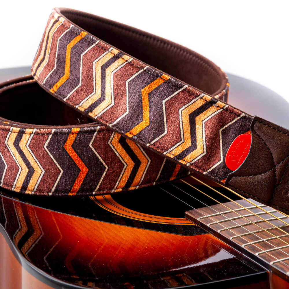 Righton! STRAPS ライトオンストラップ ZIGGY Brown ギターストラップ サブ画像5