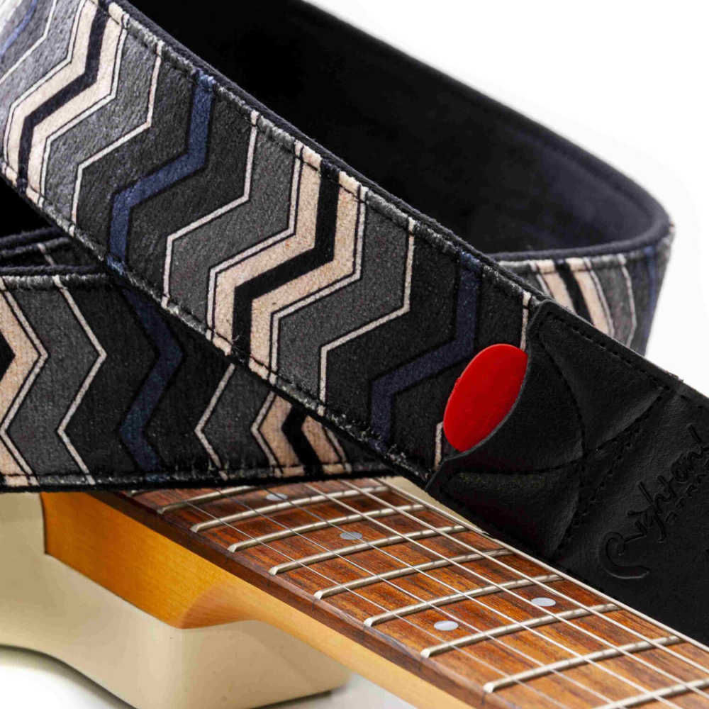Righton! STRAPS ライトオンストラップ ZIGGY Black ギターストラップ サブ画像4