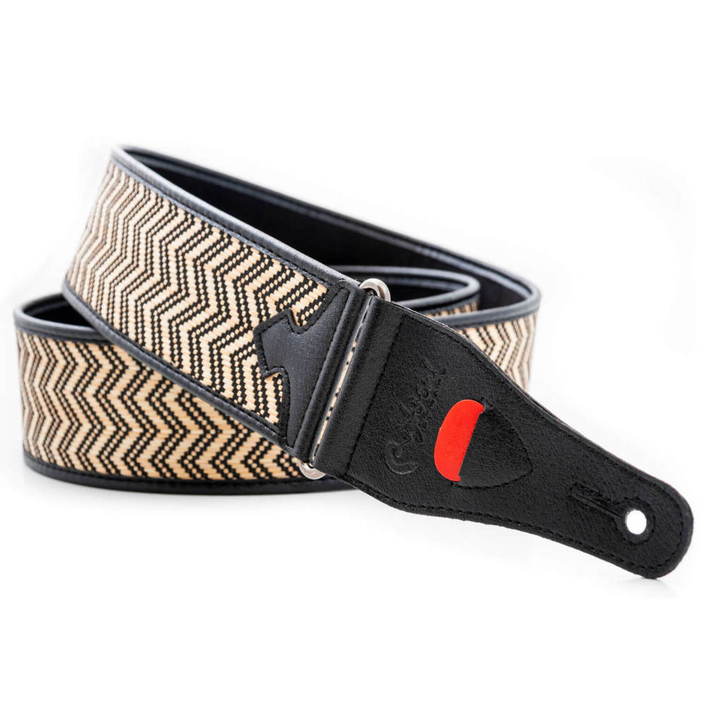 Righton! STRAPS ライトオンストラップ VICTORIA Black ギターストラップ サブ画像1