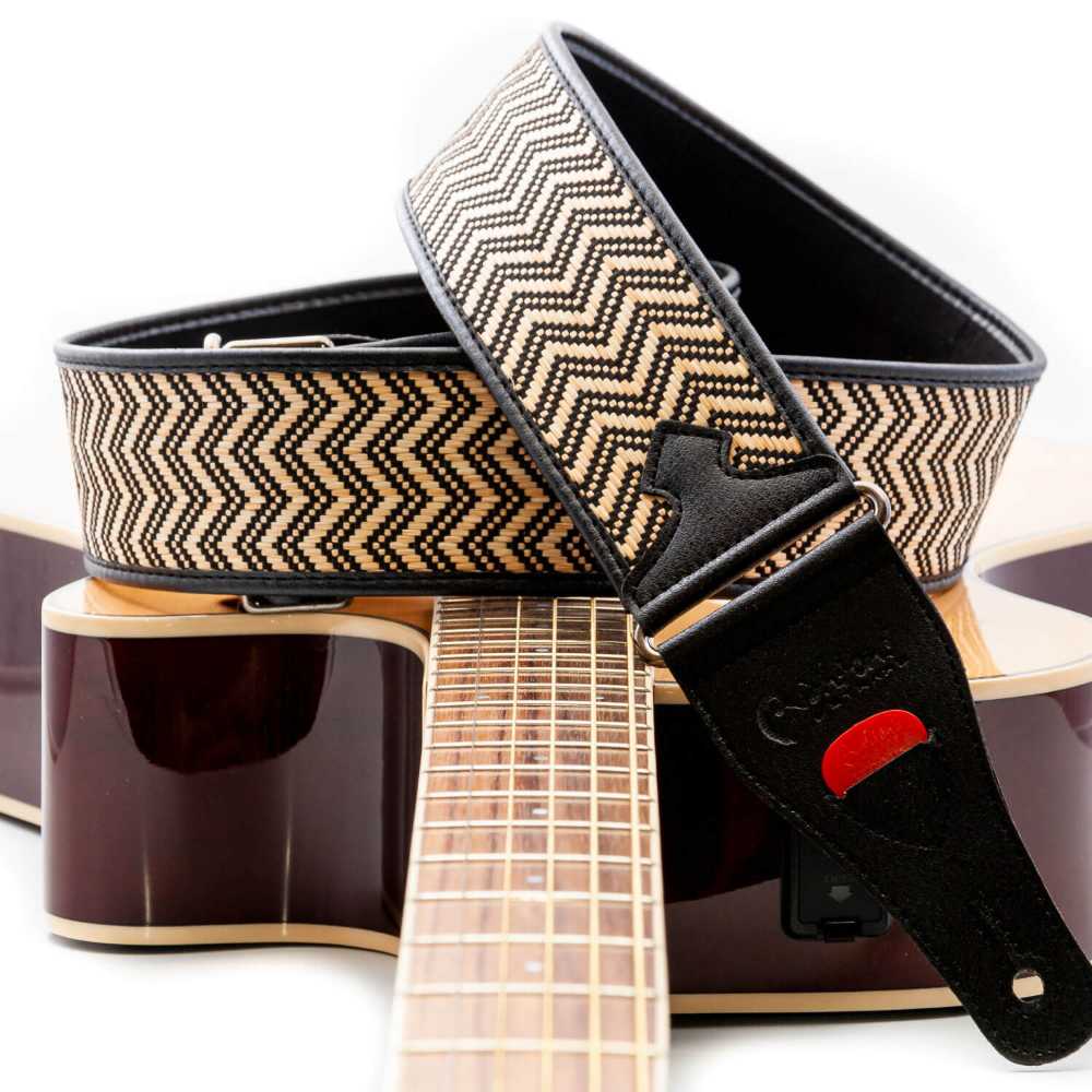 Righton! STRAPS ライトオンストラップ VICTORIA Black ギターストラップ サブ画像3