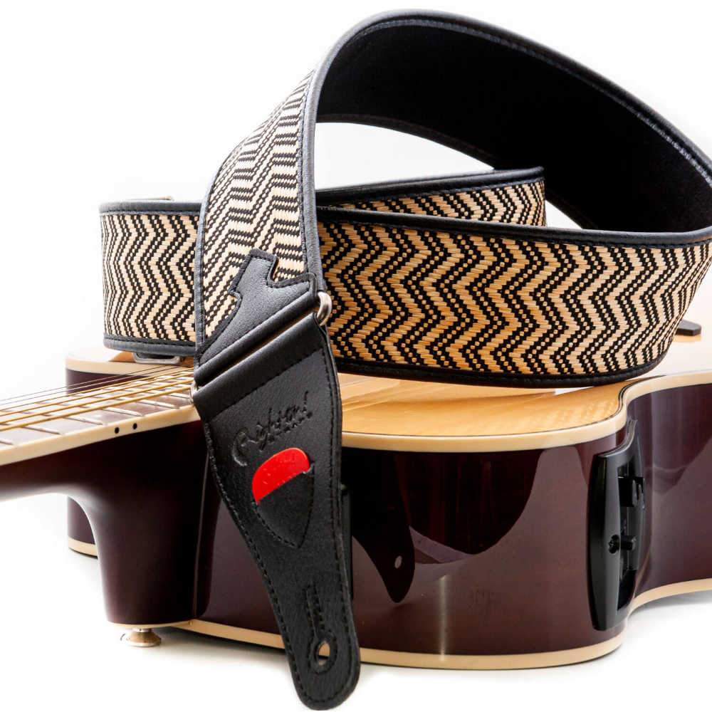 Righton! STRAPS ライトオンストラップ VICTORIA Black ギターストラップ サブ画像4