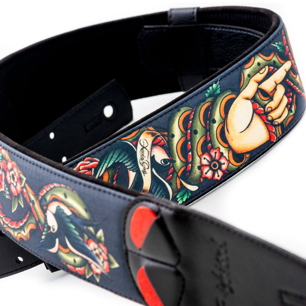Righton! STRAPS ライトオンストラップ TATTOO ギターストラップ アングル