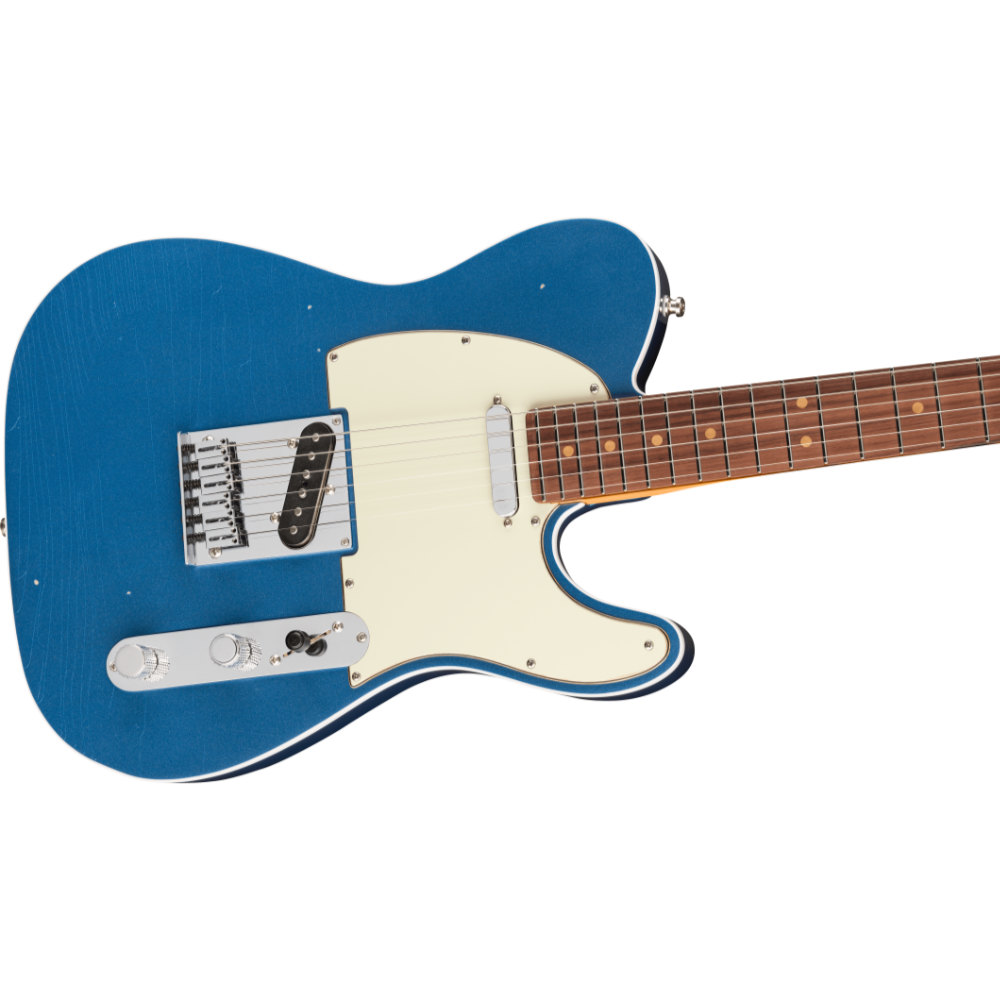 Fender フェンダー American Ultra Luxe Vintage ’60s Telecaster Custom RW LPB エレキギター テレキャスター ボディ斜めアングル画像