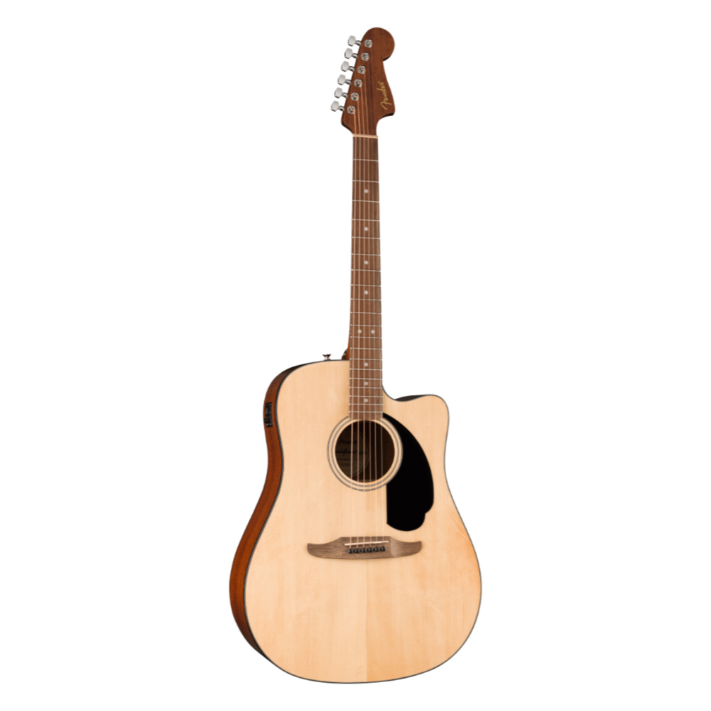 Fender フェンダー California Standard Redondo CE Natural エレクトリックアコースティックギター 斜めアングル画像
