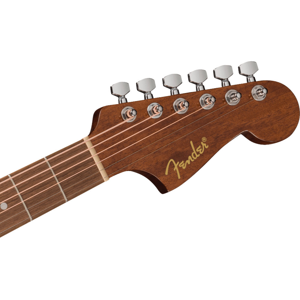 Fender フェンダー California Standard Redondo CE Black エレクトリックアコースティックギター ヘッド画像