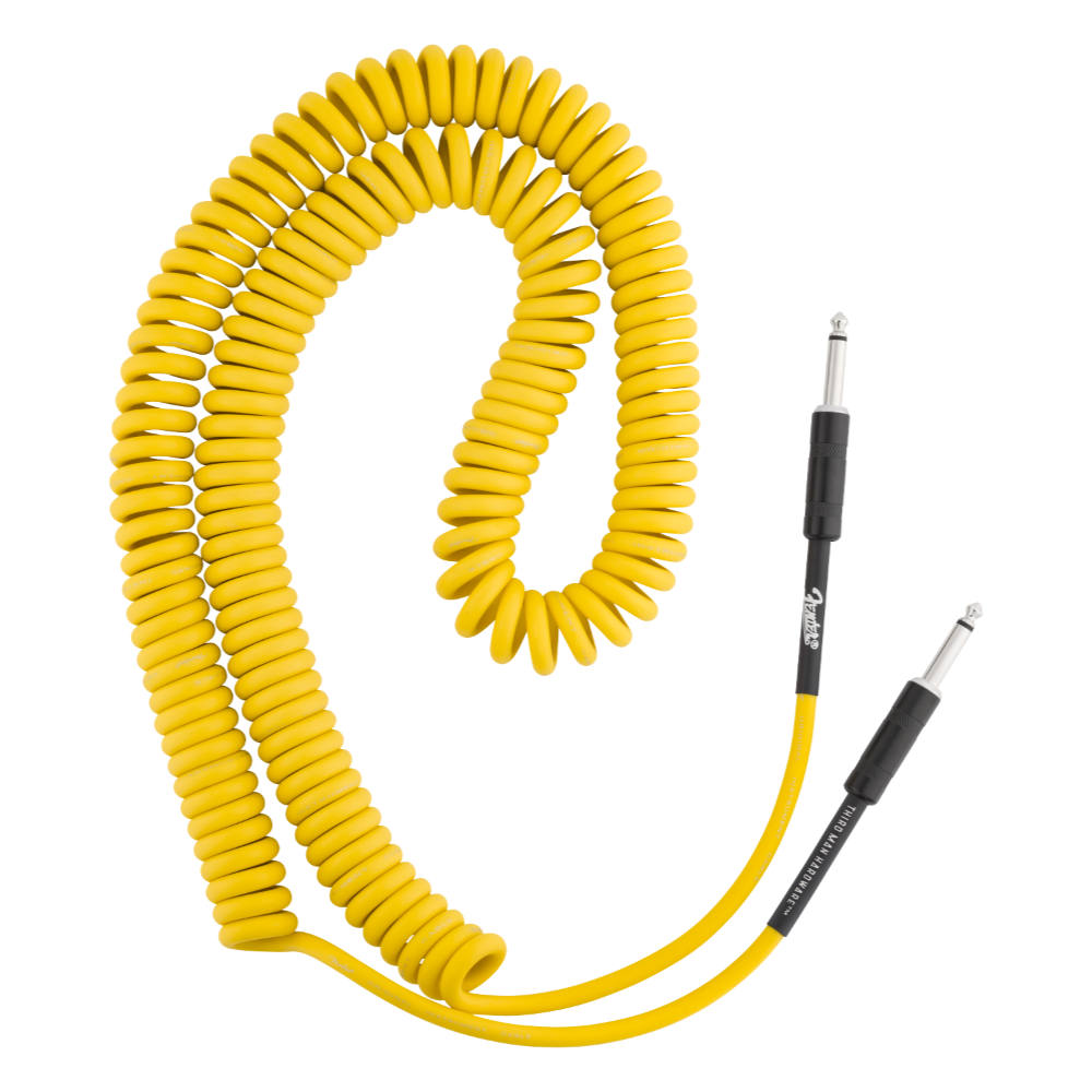 Fender フェンダー Fender x Third Man Hardware Yellow 30ft Coil Cable 約9.1m カールコード ギターケーブル