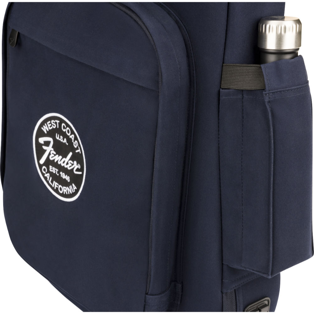 Fender フェンダー Troubadour Electric Guitar Gig Bag Navy エレキギター用ギグバッグ ネイビー ボトルポケット