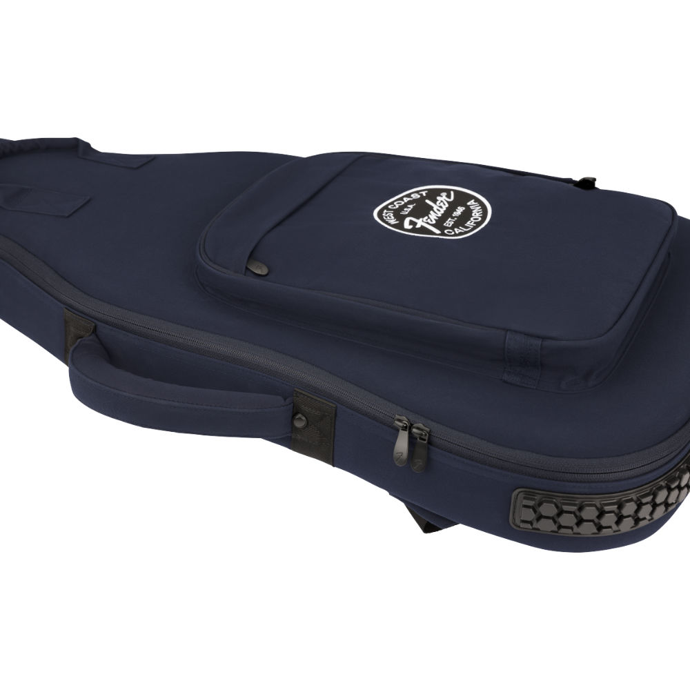 Fender フェンダー Troubadour Electric Guitar Gig Bag Navy エレキギター用ギグバッグ ネイビー サイド
