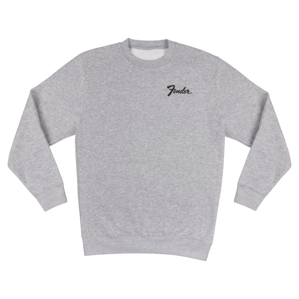 Fender フェンダー SM TRANS LOGO SWEATSHIRT ATH GRAY XXL スウェットシャツ