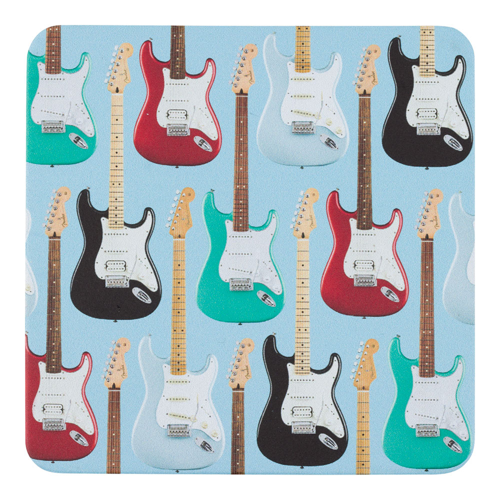 Fender フェンダー Stratocaster Modern Design Coaster Set コースター 4枚セット デザイン2
