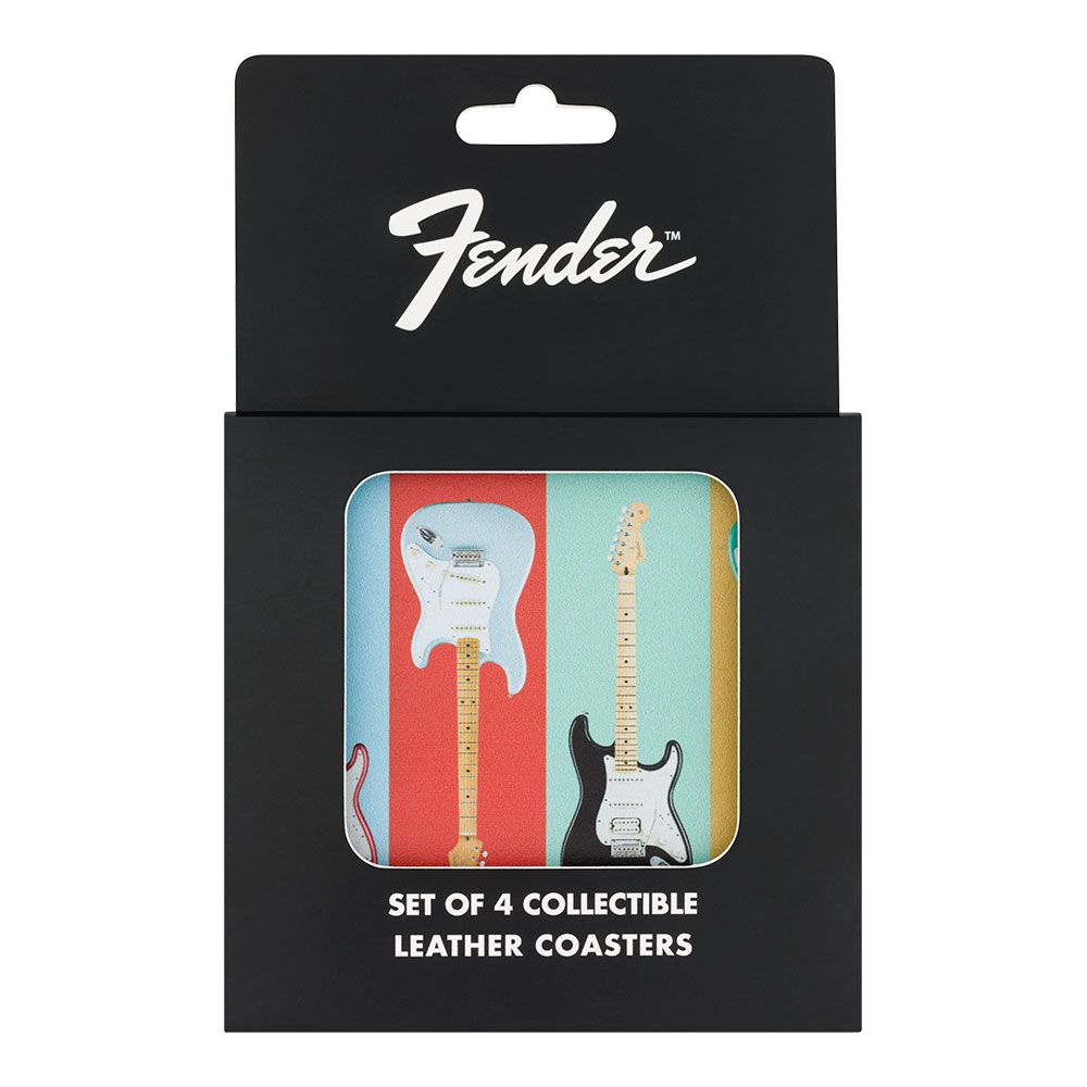 Fender フェンダー Stratocaster Modern Design Coaster Set コースター 4枚セット パッケージ