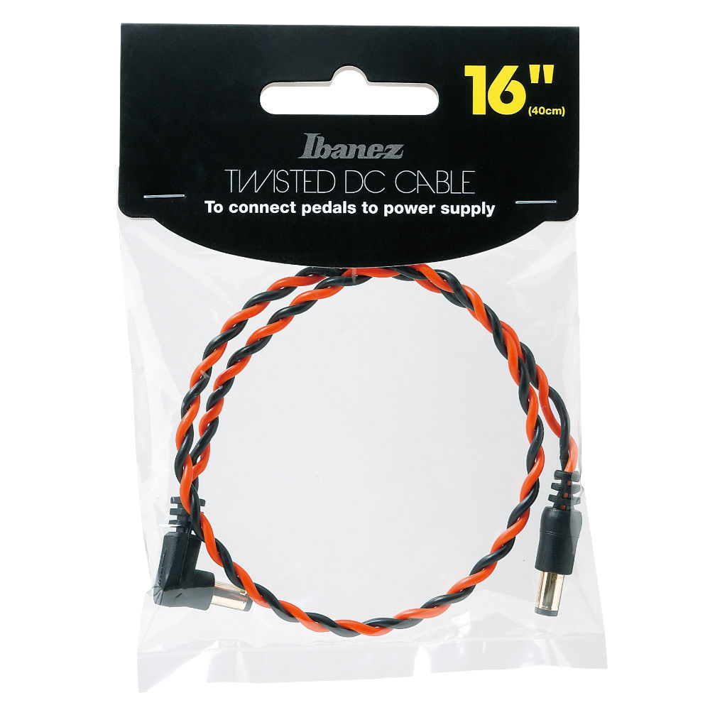 IBANEZ アイバニーズ DCT16-BNR Twisted-pair DC Cable 40cm DCケーブル パッケージ画像