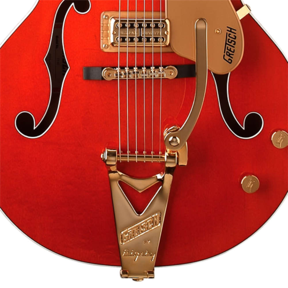 BIGSBY ビグスビー Gretsch Branded Tailpiece Bigsby B6 Gold ヴィブラート トレモロユニット 装着例画像