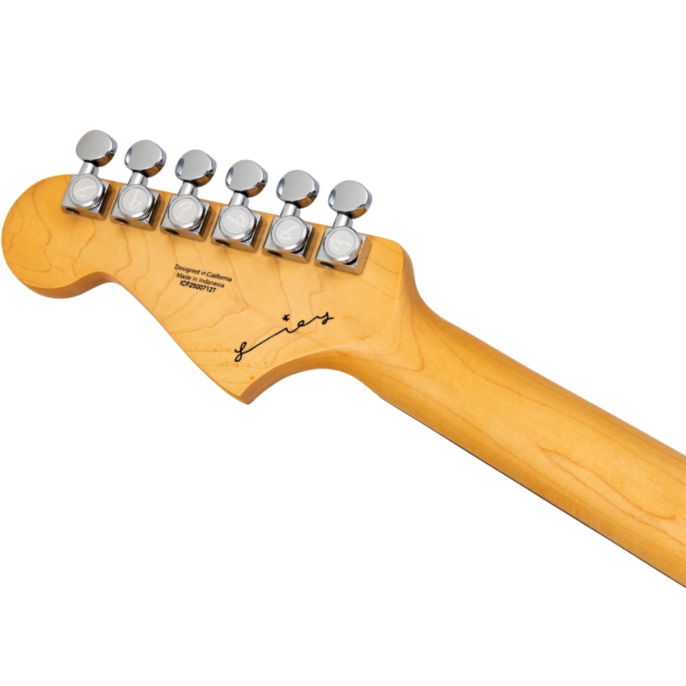 Fender フェンダー Chilli Beans. Lily Cyclone Lily Blue エレキギター ヘッドバック画像