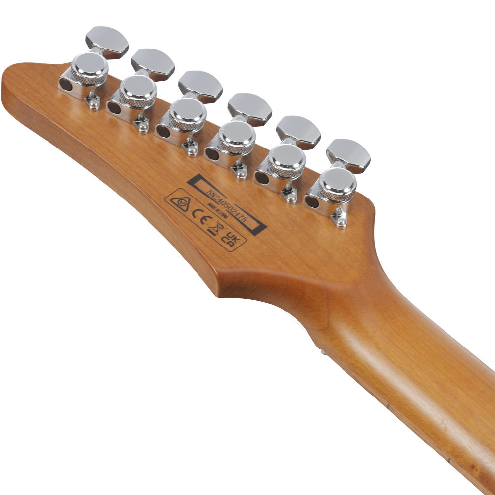 IBANEZ アイバニーズ AZ22S1F-TXB Transparent Turquoise Burst エレキギター ヘッドバック画像