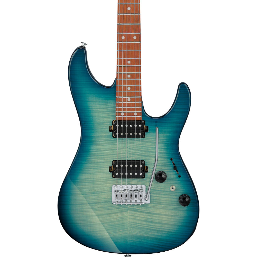 IBANEZ アイバニーズ AZ24S1F-TXB Transparent Turquoise Burst エレキギター ボディ画像