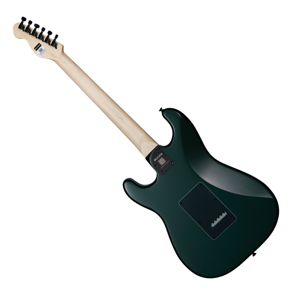 Mooer ムーアー MSC31 Pro Green Burst エレキギター バック画像