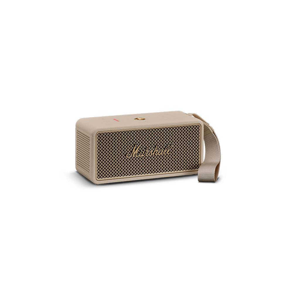 MARSHALL マーシャル Middleton II Cream ワイヤレススピーカー クリーム Bluetoothスピーカー 左斜めアングル画像