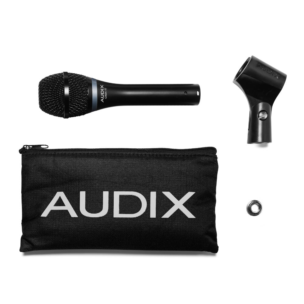マイク AUDIX OMX-T ボーカル用ダイナミックマイク Tight ハンドマイクでパフォーマンスする大音量スタイルのボーカル向き 付属品画像