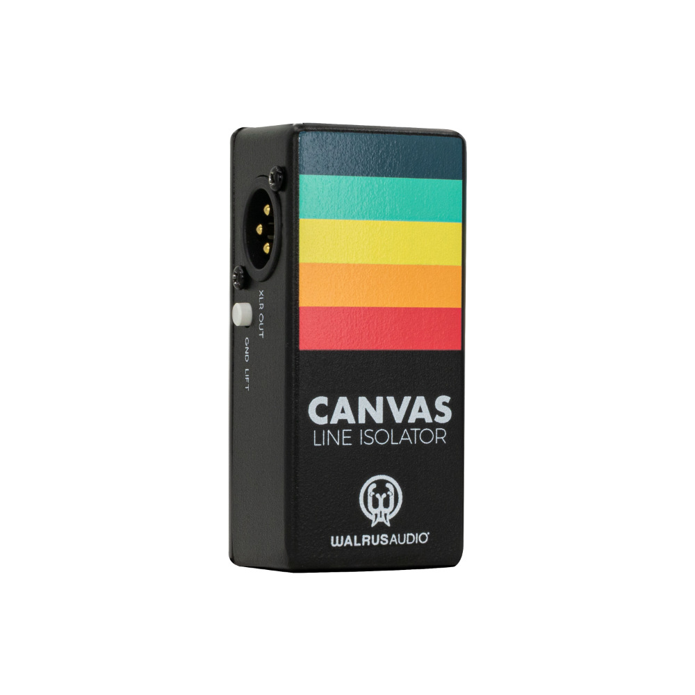 WALRUS AUDIO ウォルラスオーディオ WAL-CANV/NANOLI Canvas Nano Line Isolator ラインアイソレーター LI 左斜めアングル画像