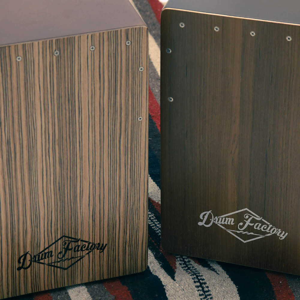 Drum Factory ドラムファクトリー CAJON WAL ZEBRA FACEPLATE カホン イメージ画像 2