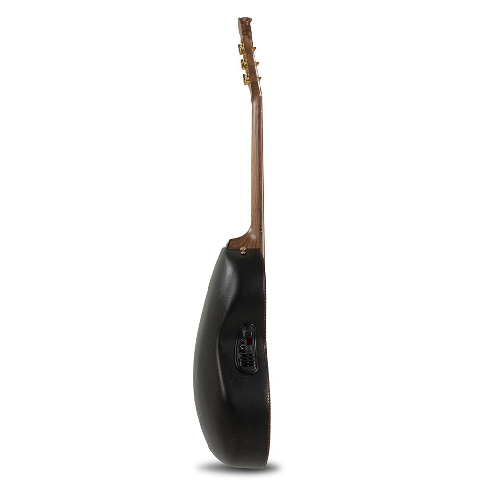 OVATION オベーション Adamas 1687GT-9 Deep Non-Cutaway Reverse Brown Burst エレクトリックアコースティックギター サイド画像