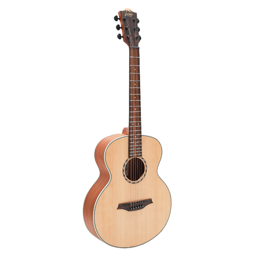 Bromo Guitars ブロモギターズ BAA8S アコースティックギター 本体画像 斜め