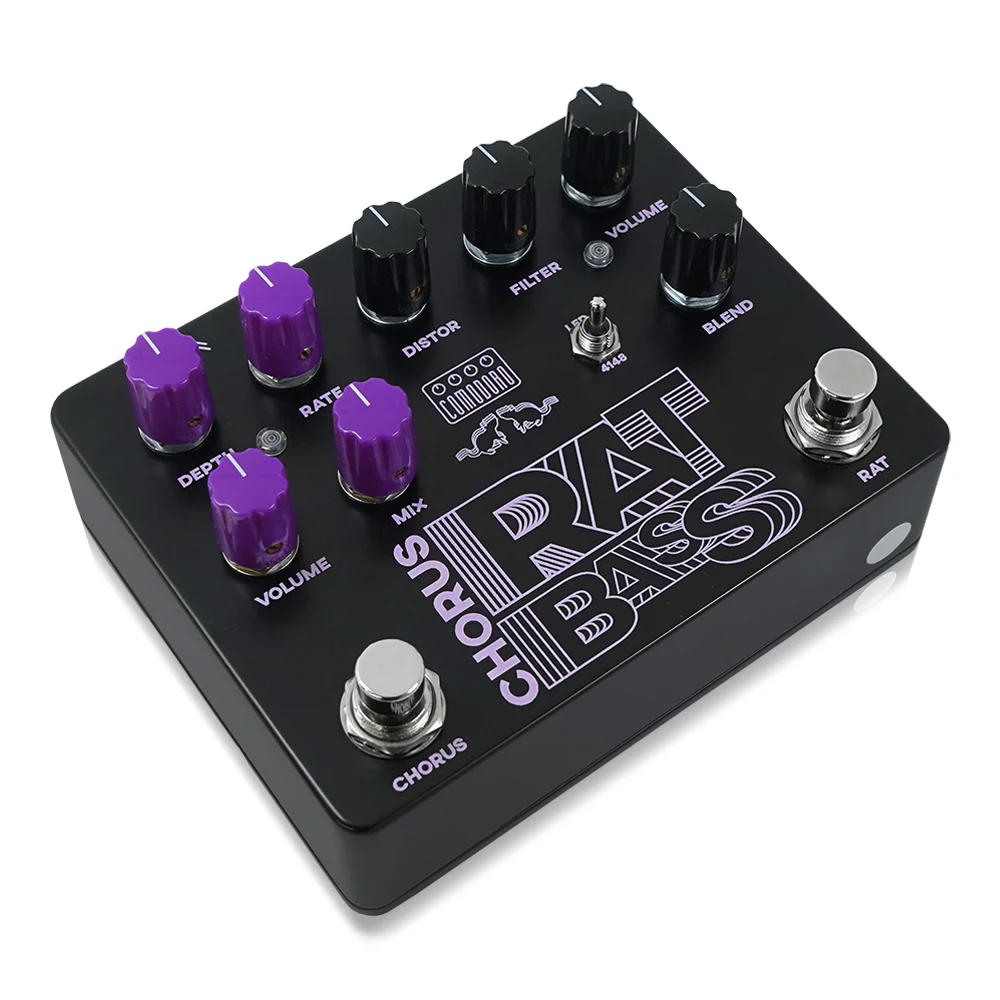 Comodoro コモドーロ CHORUS RAT BASS ディストーション コーラス ベースエフェクター 全体