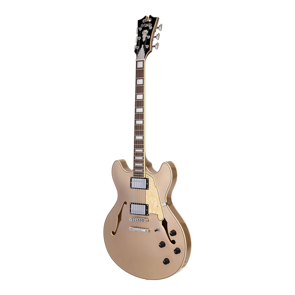D’Angelico ディアンジェリコ Premier DC Desert Gold エレキギター セミアコ 全体