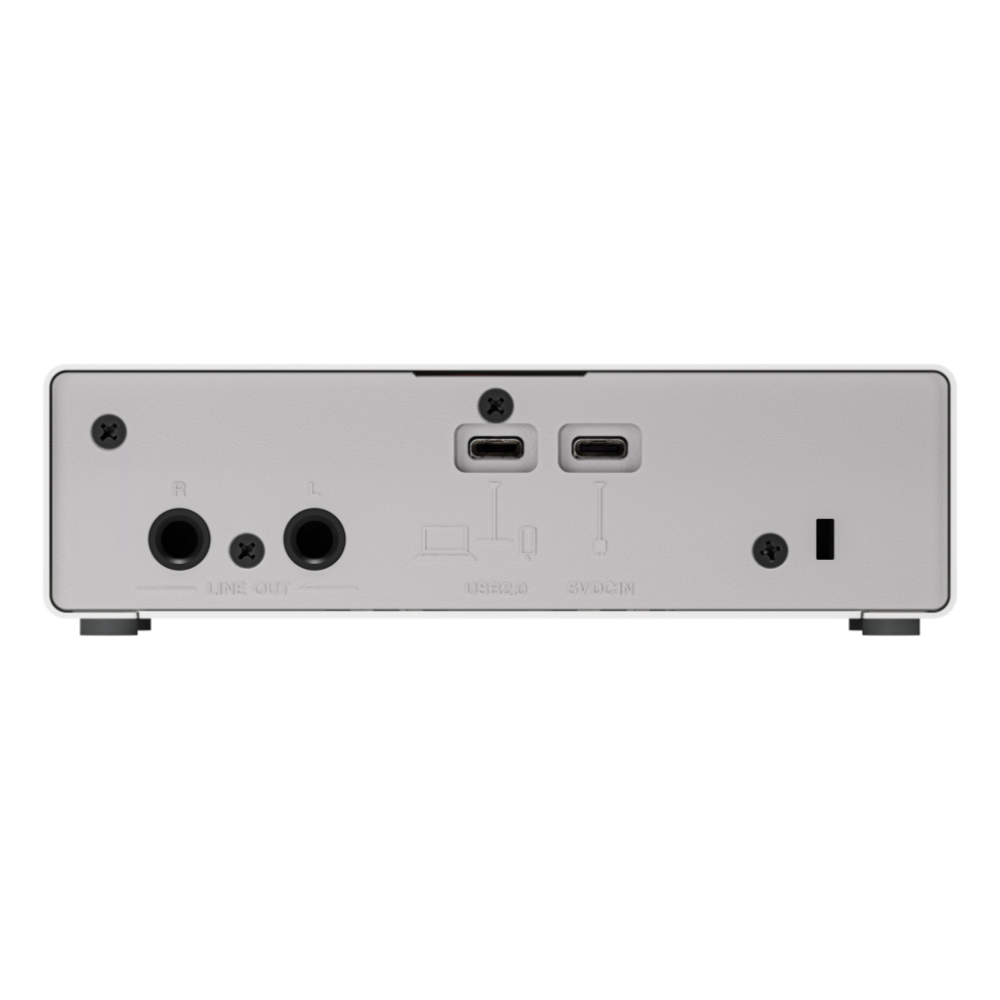 YAMAHA ヤマハ UR12MK3 W USBオーディオインターフェース ホワイト リア画像