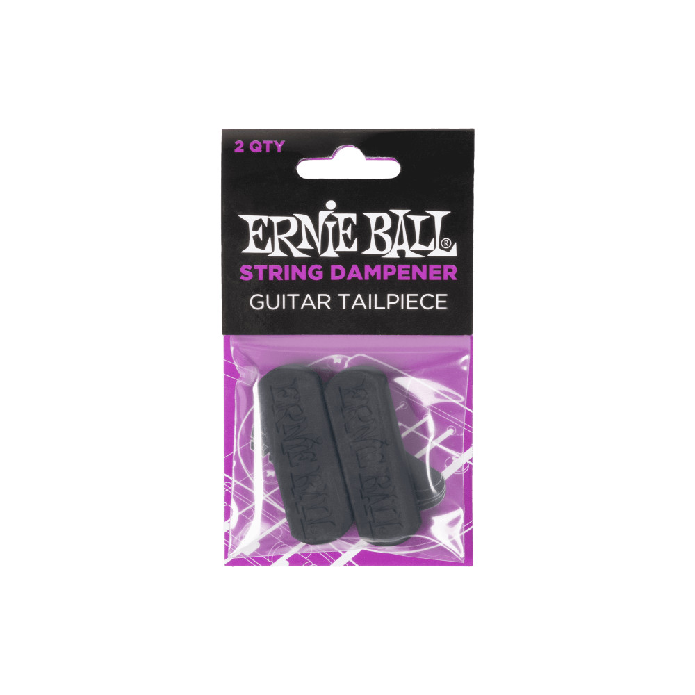 ERNIE BALL 9638 STRING DAMPENER TAILPIECE P09638 ギターのブリッジ以降の共鳴を抑制するミュート パッケージ表画像