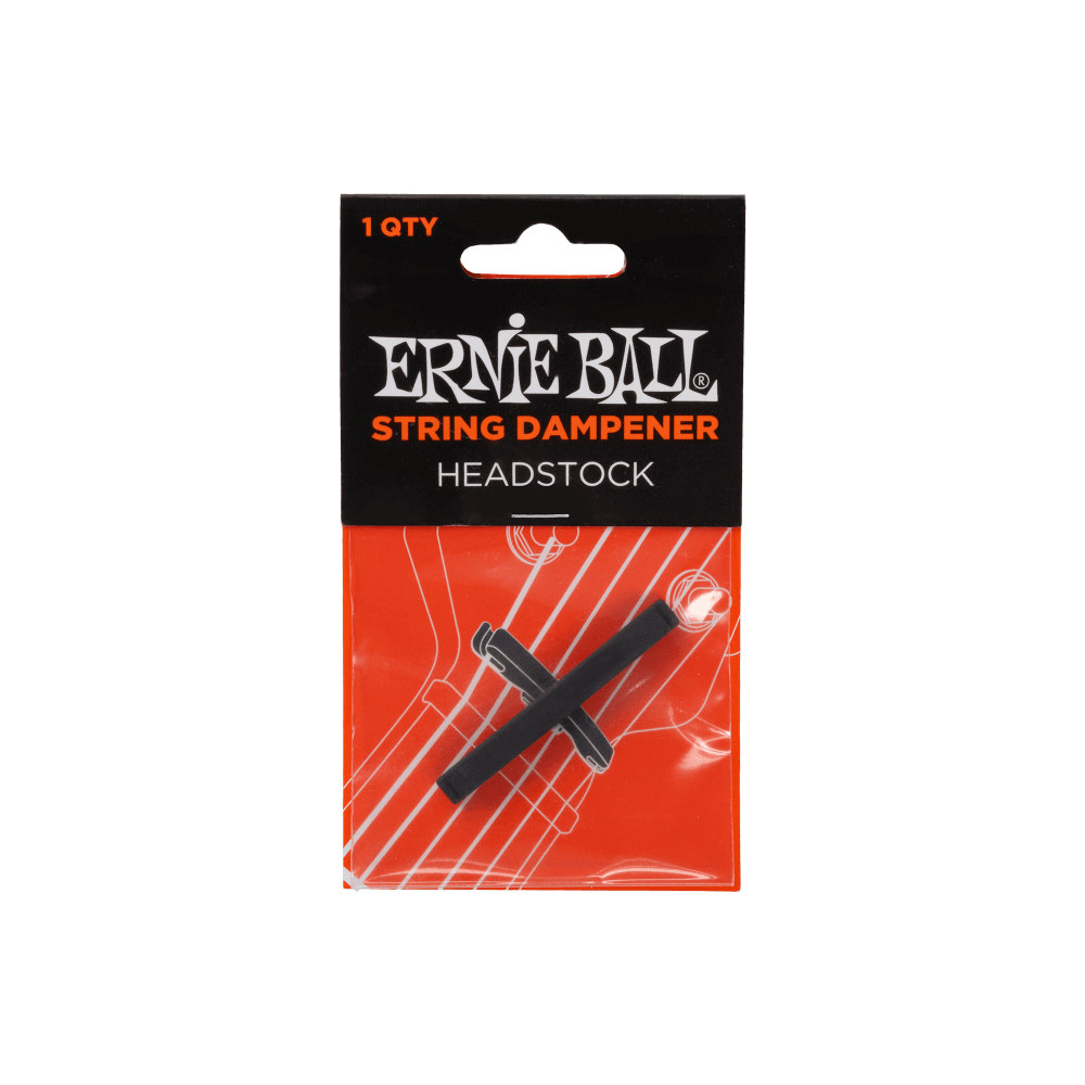 ERNIE BALL 9640 STRING DAMPENER HEADSTOCK P09640 ベースのナット以降の共振を抑制するミュート パッケージ表画像