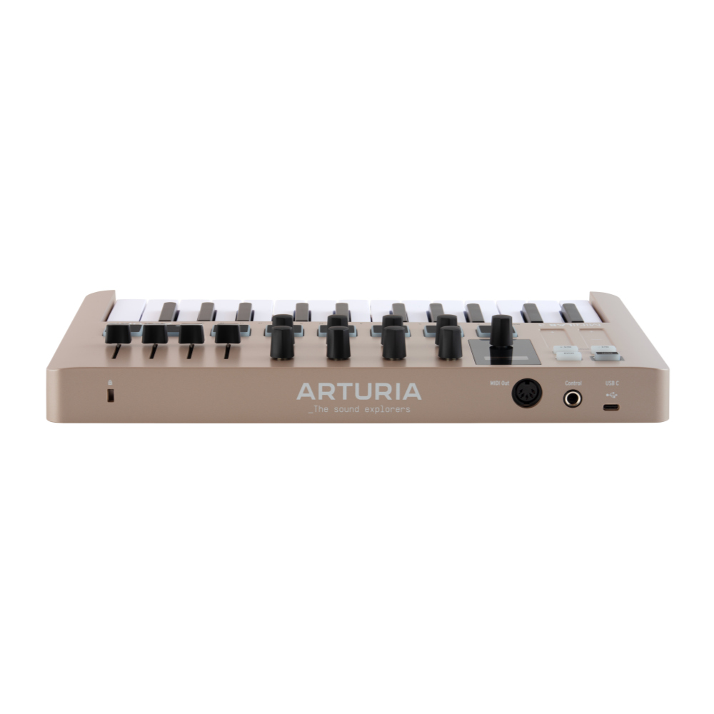 ARTURIA MiniLab 3 CHAMPAGNE シャンパーニュカラー USB/MIDIキーボード パッド コントローラー 【Analog Lab Intro他バンドルソフト付き】 リア画像