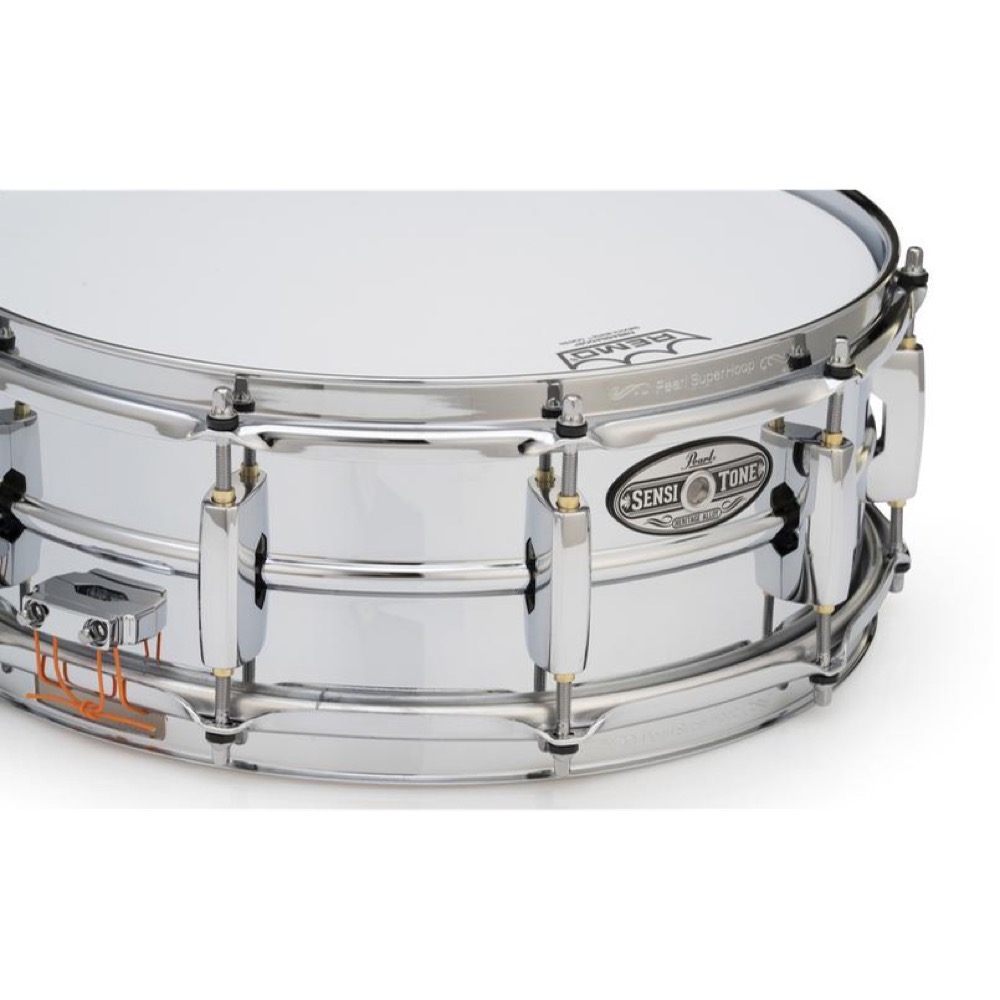 Pearl パール STH1450S SensiTone Heritage Alloy Steel スネアドラム アングル