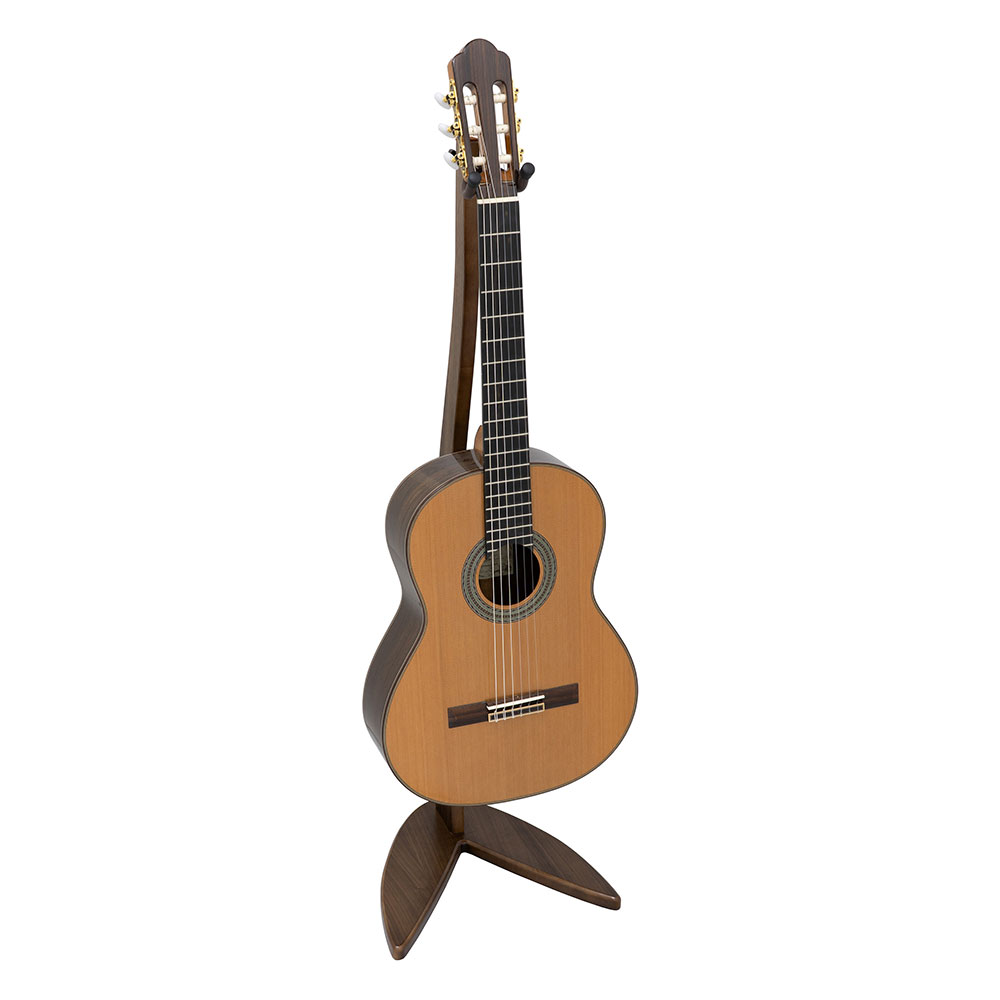 ARIA アリア WGS-100/WA Walnut ギタースタンド 使用例