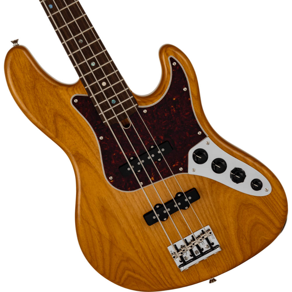 Fender フェンダー Made in Japan Limited Active Modern Jazz Bass RW Vintage Natural エレキベース ジャズベース ボディ画像