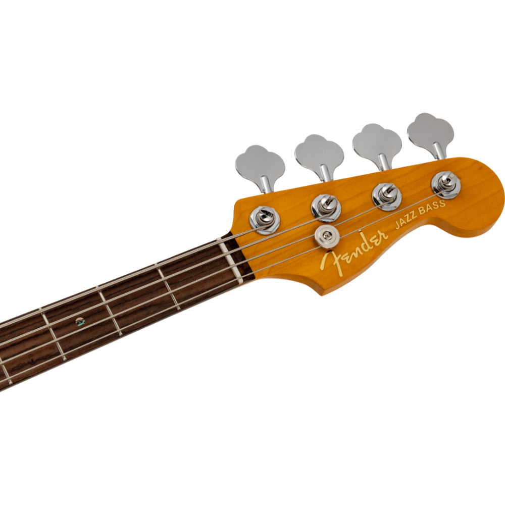 Fender フェンダー Made in Japan Limited Active Modern Jazz Bass RW Feather Gray エレキベース ジャズベース ヘッド画像